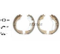 Brake Shoe Set Rear 57mm With Handbrake Lever Fits VW Amarok TEXTAR 91078700