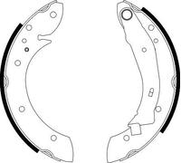 TEXTAR 91052900 Brake Shoe Set