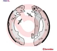 Brembo Brake Shoe Set for BMW 3 E30 – M10B18/M40B16/M40B18 1.6–2.0L 4-cyl