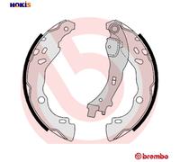 BREMBO Brake Shoes ESSENTIAL LINE with handbrake lever S 23 523 Brake Shoe Set,Brake Lining PEUGEOT,CITROËN,LANCIA,1007 (KM_)
