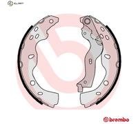 Brembo brake shoe set for Fiat Sedici 16 IE 19 JTD 20 Multijet 71742832