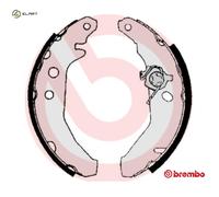 BRAKE SHOE SET S 24 516 FOR FORD FIESTA/III/Mk/Hatchback/Van FUF/F6E/F4A 1.4L