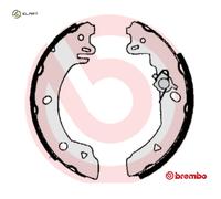 BRAKE SHOE SET S 24 517 FOR FORD FIESTA/III/Mk/Hatchback/Van COURIER F6E 1.4L