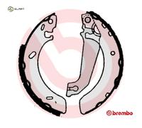 BRAKE SHOE SET S 24 520 FOR FORD ESCORT/VI/Rural/Mk/VII/Turnier/Clipper/NOMADE