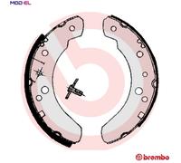 BRAKE SHOE SET S 24 537 FOR MORGAN FOUR/PLUS FORD TRANSIT/Van/Bus RQB 1.8L 4cyl