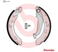 Brake shoes S 56 507 BREMBO for NISSAN MICRA II
