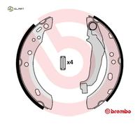 Brake shoes S 56 507 BREMBO for NISSAN MICRA II