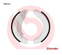 BREMBO Brake Shoes ESSENTIAL LINE with handbrake lever S 61 524 Brake Shoe Set,Brake Lining PEUGEOT,CITROËN,PROTON,PARTNER Tepee,PARTNER Kasten