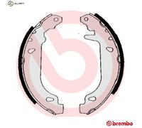 Brembo Brake Shoe Set S 68 520 Essential Line with accessories for Renault Twingo I, Clio I