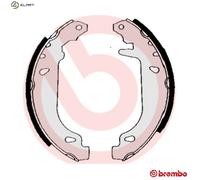 Brembo Brake Shoe Set S 68 520 Essential Line with accessories for Renault Twingo I, Clio I
