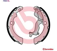 Brembo Brake Shoe Set S 79 528 – Fits Nissan/Suzuki PIXO, Alto VII, Celerio VII (440604A00F)