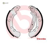 BREMBO Brake Shoes ESSENTIAL LINE with handbrake lever S 83 513 Brake Shoe Set,Brake Lining TOYOTA,DAIHATSU,Yaris Schrägheck (_P9_)