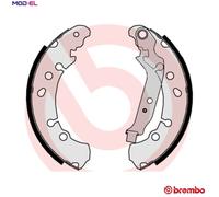 Brembo Brake Shoe Set S 83 513 Essential Line with Handbrake Lever – Toyota/Daihatsu Yaris