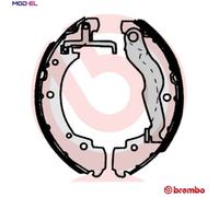 BREMBO Brake Shoes ESSENTIAL LINE with handbrake lever S 85 515 Brake Shoe Set,Brake Lining VW,MERCEDES-BENZ