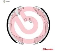 Brembo Brake Shoe Set S 85 541 295 57 with accessories - VW Amarok Pickup/Platform/Chassis