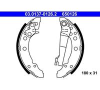 Fits ATE 03.0137-0126.2 Brake Shoe Set UK Stock