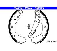 ATE 03.0137-0166.2 Brake Shoe Set