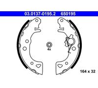 ATE 03.0137-0195.2 Brake Shoe Set