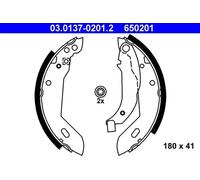 ATE 03.0137-0201.2 Brake Shoe Set