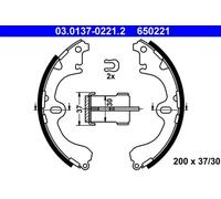 Brake shoes 03.0137-0221.2 ATE for TOYOTA COROLLA Liftback COROLLA FX Compact