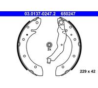 ATE 03.0137-0247.2 Brake Shoe Set