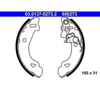 Brake shoes 03.0137-0273.2 ATE for FIAT LANCIA AUTOBIANCHI
