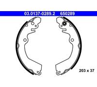 ATE 03.0137-0289.2 Brake Shoe Set