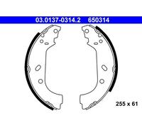 ATE 03.0137-0314.2 Brake Shoe Set