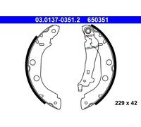 ATE 03.0137-0351.2 Brake Shoe Set