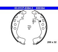 ATE 03.0137-0364.2 Brake Shoe Set