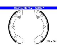 ATE 03.0137-0377.2 Brake Shoe Set