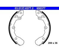 Brake shoes 03.0137-0377.2 ATE for KIA MENTOR Saloon MENTOR SHUMA Saloon SHUMA I