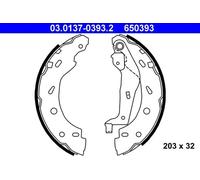 ATE 03.0137-0393.2 Brake Shoe Set