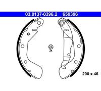 Brake shoes 03.0137-0396.2 ATE for OPEL CORSA C CORSA C Hatchback Van