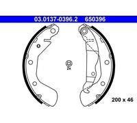ATE 03.0137-0396.2 Brake Shoe Set
