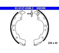 Brake shoes 03.0137-0398.2 ATE for TOYOTA DAIHATSU