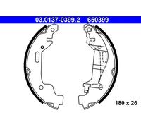 ATE 03.0137-0399.2 Brake Shoe Set