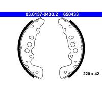 ATE 03.0137-0433.2 Brake Shoe Set