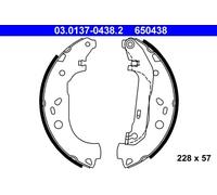 ATE 03.0137-0438.2 Brake Shoe Set