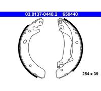 ATE 03.0137-0440.2 Brake Shoe Set