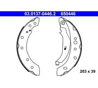 Brake shoes 03.0137-0446.2 ATE for PEUGEOT 206+ 206 Hatchback 206 Van 206 SW