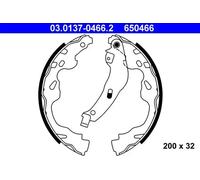 Brake shoes 03.0137-0466.2 ATE for SUZUKI OPEL TOYOTA CITROËN PEUGEOT