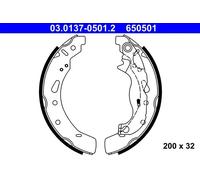 ATE 03.0137-0501.2 Brake Shoe Set