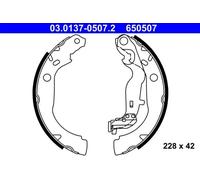 ATE 03.0137-0507.2 Brake Shoe Set