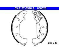 ATE 03.0137-0520.2 Brake Shoe Set