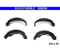 Brake shoes 03.0137-0536.2 ATE for NISSAN MICRA IV NOTE