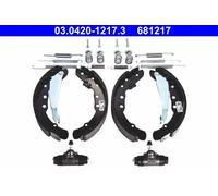 BRAKE SHOE SET 03.0420-1217.3 FOR AUDI 100/C3/5000 VW CADDY/Sedan RABBIT 1.8L
