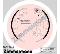 Brake shoes 10990.103.9 ZIMMERMANN for BMW SUZUKI