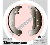 ZIMMERMANN 10990.159.5 Brake Shoe Set