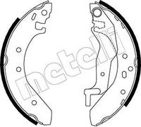 Brake shoes 53-0006 METELLI for ROVER TRIUMPH HONDA MG
